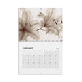 Aesthetic 2026 Floral Wall Calendar — Elegant Lily Photo Monthly Planner