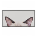 Cat Ear Desk Mat — Large Cute Cat Peeking Mouse Pad for Home Office